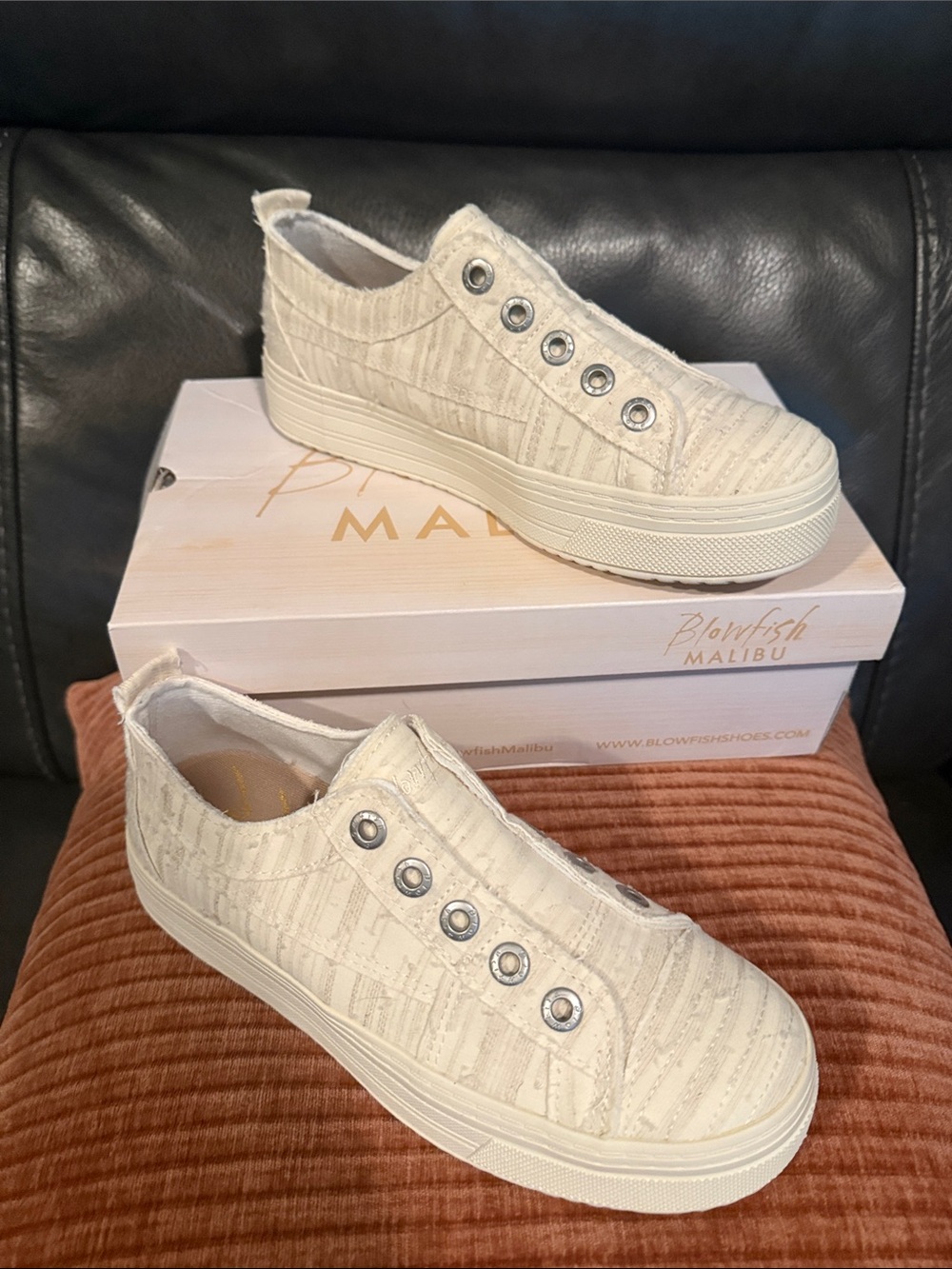 Blowfish Malibu  Super Play Sand Linen Laceless Sneakers -Shabby Chic-Beach